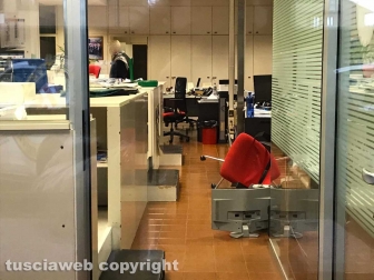 Viterbo - Rapina in banca a Villanova - L'intervento dei carabinieri