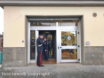 Viterbo - Rapina in banca a Villanova - L'intervento dei carabinieri