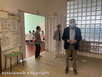 Referendum 2020 - Il sindaco Giovanni Arena al seggio