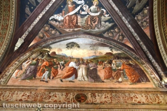 Restaurati gli affreschi del duomo di Tarquinia