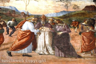 Restaurati gli affreschi del duomo di Tarquinia