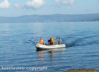 Lago di Bolsena - Le ricerche del disperso