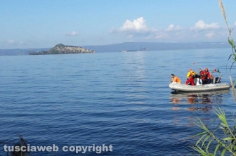Lago di Bolsena - Le ricerche del disperso