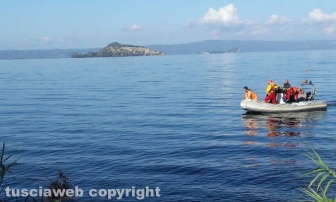 Lago di Bolsena - Le ricerche del disperso