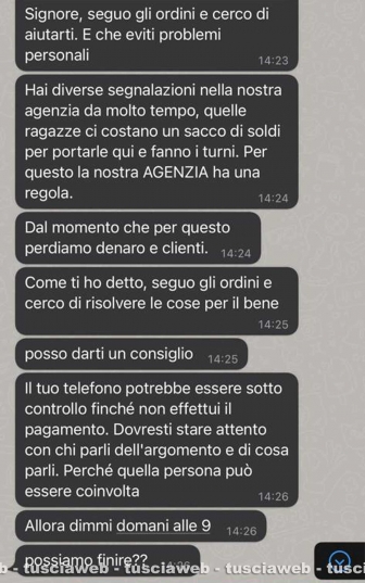 Teste mozzate in chat, richieste di soldi e minacce