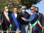 Rifiuti, la protesta dei sindaci alla discarica