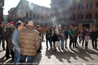 Rifiuti, manifestazione a piazza del comune