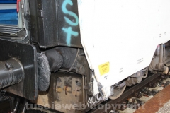 Rimosso il treno deragliato