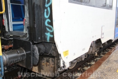 Rimosso il treno deragliato