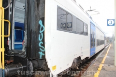 Rimosso il treno deragliato