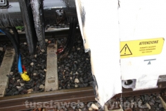 Rimosso il treno deragliato