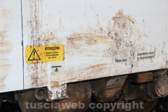 Rimosso il treno deragliato