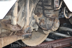 Rimosso il treno deragliato