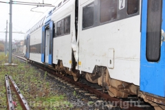 Rimosso il treno deragliato