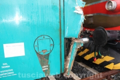 Rimosso il treno deragliato