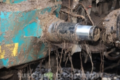 Rimosso il treno deragliato