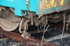 Rimosso il treno deragliato