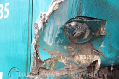 Rimosso il treno deragliato