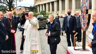 Roberto Joppolo incontra il Papa