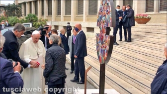 Roberto Joppolo incontra il Papa