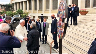 Roberto Joppolo incontra il Papa