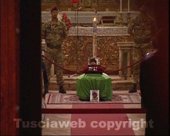 La camera ardente nelle chiesa della Madonna della Consolazione