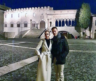 Rocco Siffredi a Viterbo, le foto sui social