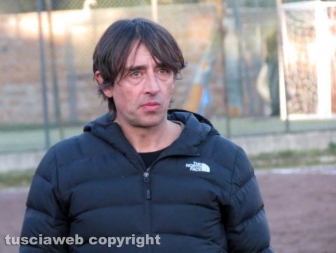 Ronciglione United L'allenatore Alessandro Oroni