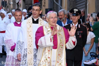 Viterbo - La traslazione del corpo incorrotto di Santa Rosa per le vie della città - Orazio Francesco Piazza