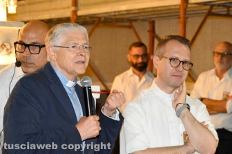 Santa Rosa - Rosa Virtutis splende nel quartiere Santa Barbara - Il vescovo Orazio Francesco Piazza, don Claudio Sperapani