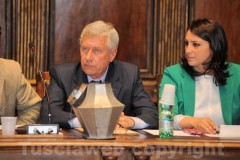 Il sindaco Michelini e il vice Luisa Ciambella