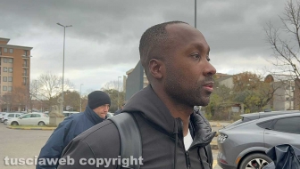 Rudy Guede al tribunale di Viterbo