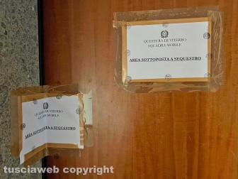 Caso Ruslan Donca - La casa di via Bussi 4 - I sigilli apposti all'abitazione