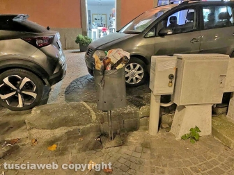 Viterbo - Piazza del Sacrario nel caos
