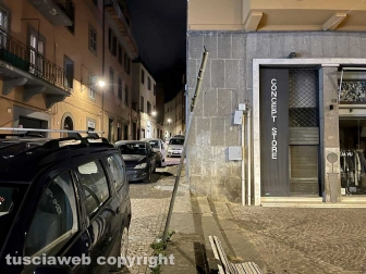 Viterbo - Piazza del Sacrario nel caos