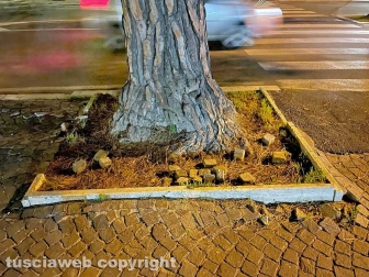 Viterbo - Piazza del Sacrario nel caos