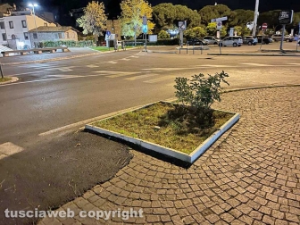 Viterbo - Piazza del Sacrario nel caos