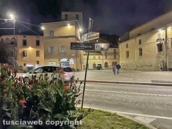 Viterbo - Piazza del Sacrario nel caos