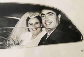 Sesto e Rosanna Coccia il giorno delle nozze