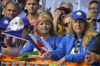 Il ministro Matteo Salvini a Tarquinia lido