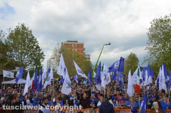 Il ministro Matteo Salvini a Tarquinia lido