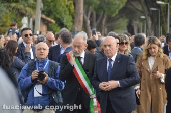 Il ministro Matteo Salvini a Tarquinia lido