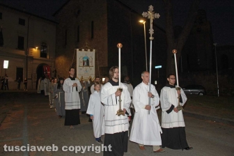 Viterbo - San Francesco, la processione per le vie del centro storico