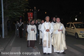 Viterbo - San Francesco, la processione per le vie del centro storico