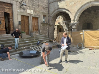 L'allestimento di San Pellegrino in fiore 2026 - Christian Ciucciarelli al lavoro