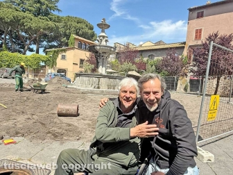 L'allestimento di San Pellegrino in fiore 2026 - Daniele Cortese e Fabio Pugliesi, i due vivaisti che realizzeranno i progetti di Christian Ciucciarelli