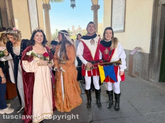 San Pellegrino in fiore - Seconda giornata - Il corteo storico delle famiglie nobili dei musici e delle sbandieratrici del Pilastro