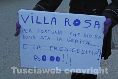 I cartelli di protesta dei lavoratori