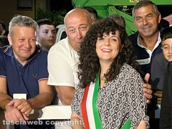 Santa Barbara - La minimacchina Miracolo di fede - La sindaca Chiara Frontini