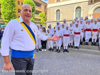 Viterbo - Santa Rosa 2023 - Il giro delle sette chiese - Il capofacchino Sandro Rossi